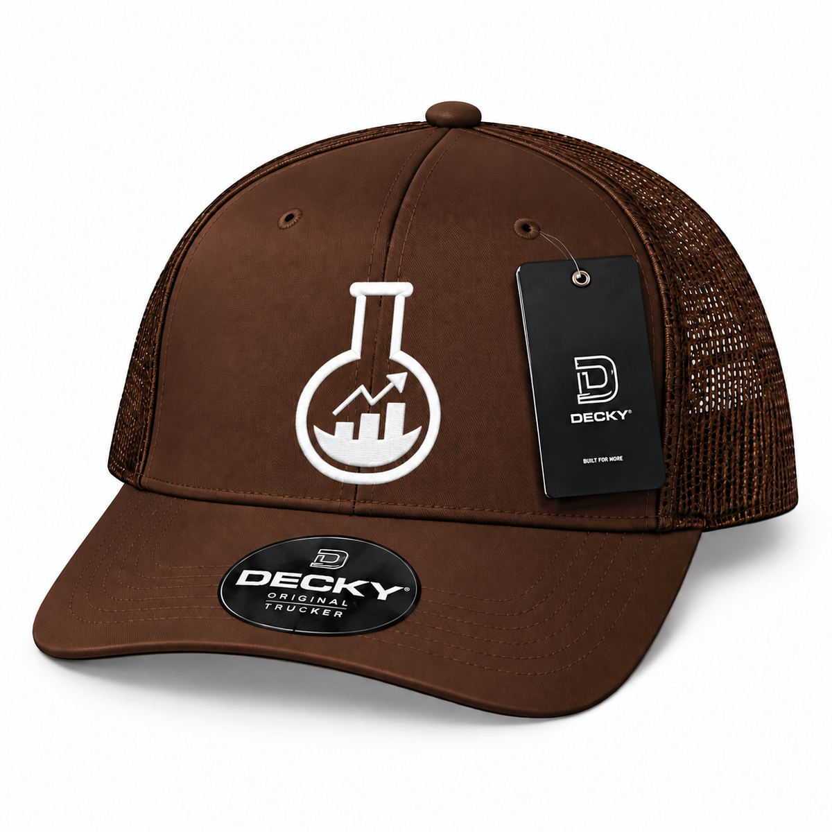 Peptide Price Hat — Brown / white logo