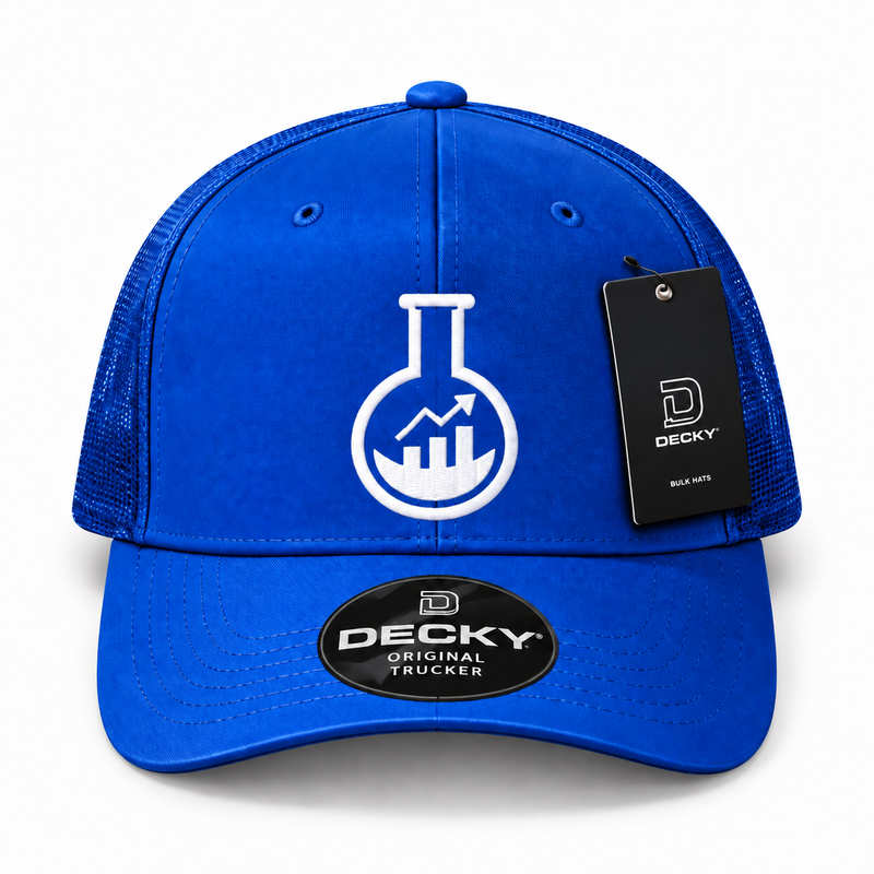 Peptide Price Hat — Blue / white logo